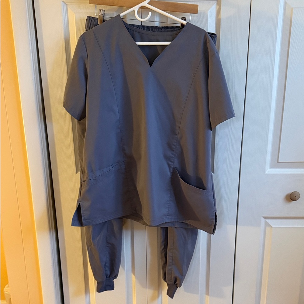 Gray Scrub Set